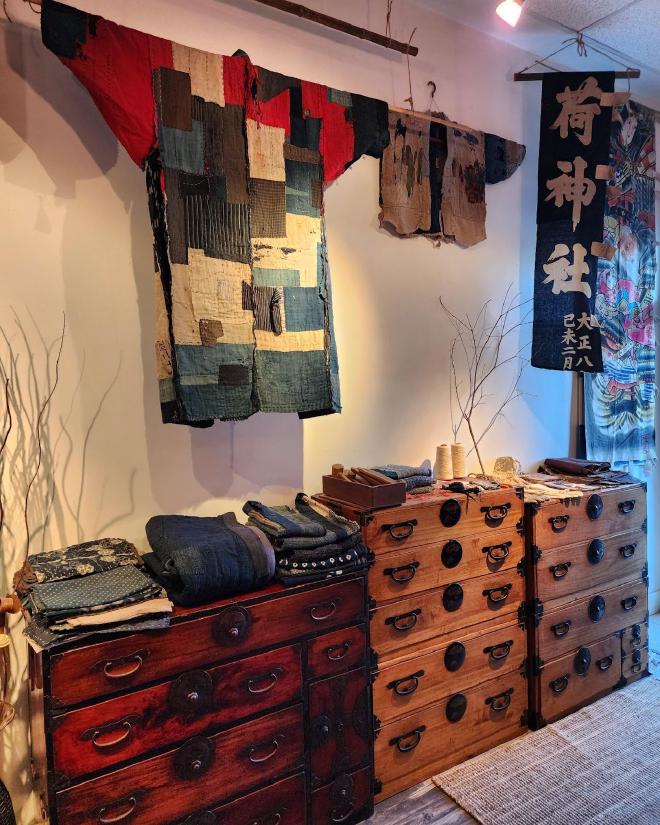 A jacket on display at the Siamurai shop in Squamish